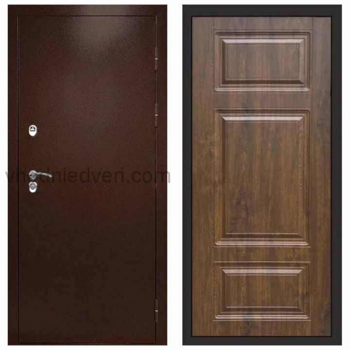 Входная дверь Termo-door Техно Медь - Лион Дуб