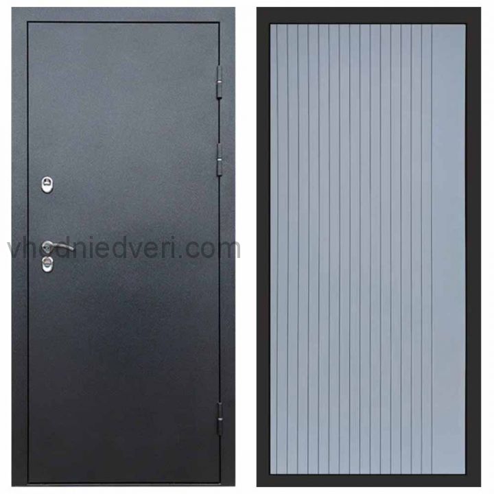 Входная дверь Termo-door Техно Графит - FLAT Грей софт