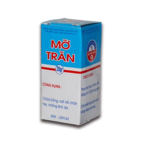 Жир питона MO TRAN для лечения ожогов, обморожений, 20 г, Вьетнам
