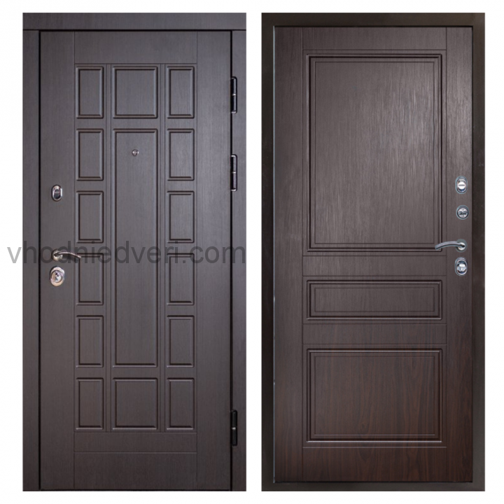 Входная дверь Termo-door Виргиния Венге - Класскика Венге