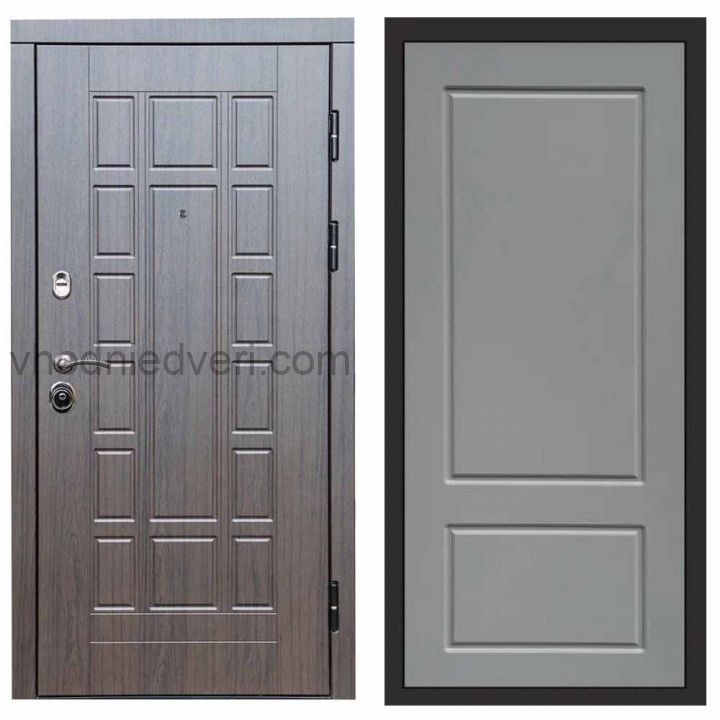 Входная дверь Termo-door Виргиния Венге - Марсель Грей софт