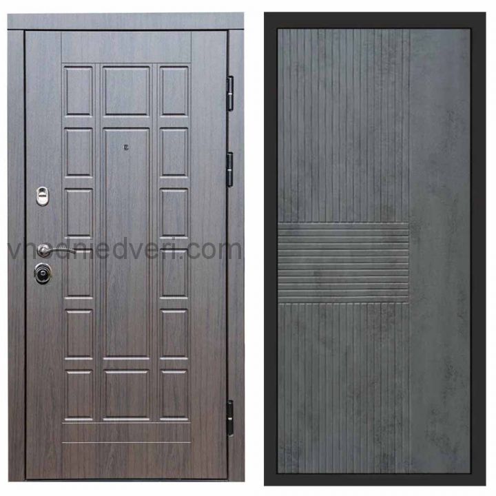 Входная дверь Termo-door Виргиния Венге - Мастино Бетон темный