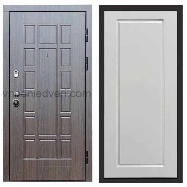 Входная дверь Termo-door Виргиния Венге - Гранд Белый софт
