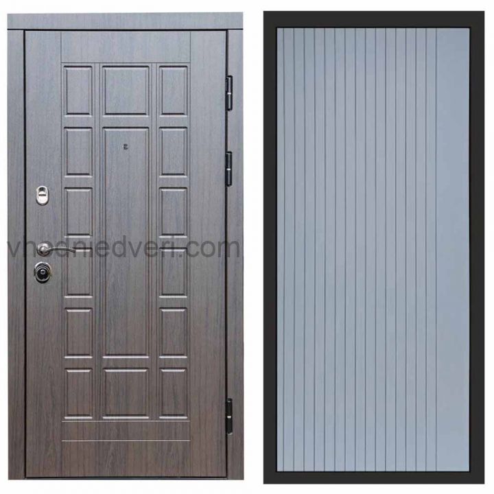 Входная дверь Termo-door Виргиния Венге - FLAT Грей софт