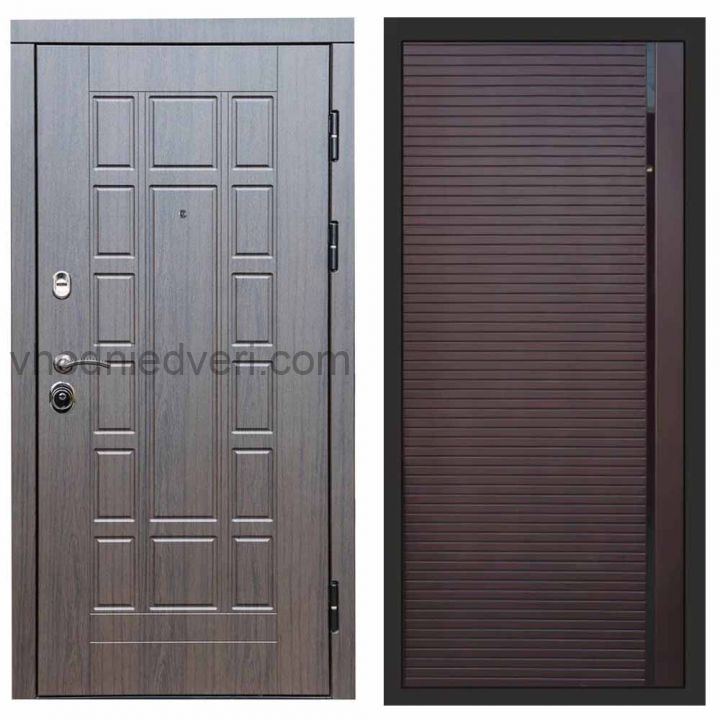 Входная дверь Termo-door Виргиния Венге - Porte Шоколад