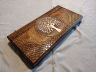 Нарды резные "Дерево жизни 2" средние 50