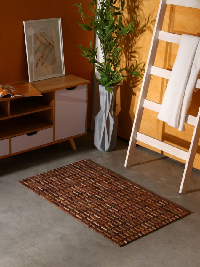 Коврик из тикового дерева, 100х60х0,7 см