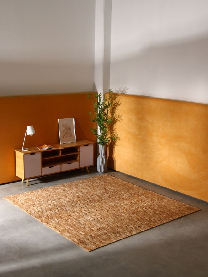 Коврик из тикового дерева, 200х200х0,7 см