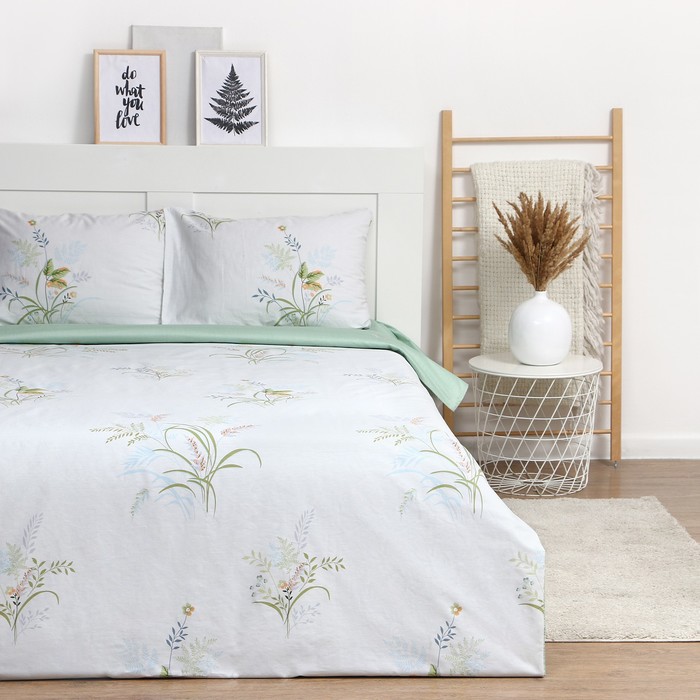 Постельное бельё LoveLife дуэт "Wildflowers" 143х215см-2шт, 225х240см, 50х70см-2шт, 100% хлопок, сатин, 125г/м?