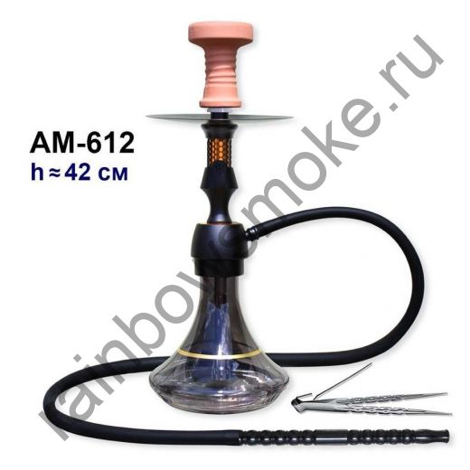 Кальян 7 Star AM-612 Black 42см