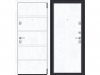 Входная Дверь el’PORTA (Portika) Porta M-3P 8.П50 Snow Art/Snow Art 2 Замка с Ночной Задвижкой 980х2050мм Правое Открывание / Портика 3329-1361.