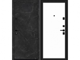 Входная Дверь el’PORTA (Portika) Porta M-3P П50/50 Black Stone/Silky Way 2 Замка с Ночной Задвижкой 980х2050мм Правое Открывание / Портика 3329-1309.