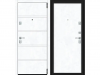 Входная Дверь el’PORTA (Portika) Porta M-3P 8.П50 Snow Art/Snow Art 2 Замка с Ночной Задвижкой 980х2050мм Левое Открывание / Портика 3319-1360.
