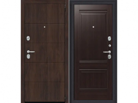 Входная Дверь el’PORTA (Portika) Porta R-3 4/K42 Almon 28/Wenge Veralinga 2 Замка с Ночной Задвижкой 880х2050мм Левое Открывание / Портика 0318-0589.