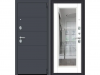 Входная Дверь el’PORTA (Portika) Porta R-3 4/П61 Graphite Pro/Super White 2 Замка с Ночной Задвижкой с Зеркалом 980х2050мм Левое Открывание / Портика 0319-0199.