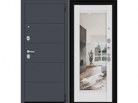 Входная Дверь el’PORTA (Portika) Porta R-3 Graphite Pro 980х2050мм Левое Открывание / Эльпорта Портик 0319-0763.