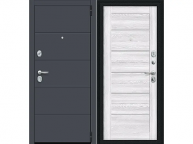 Входная Дверь el’PORTA (Portika) Porta R-3 Graphite Pro 980х2050мм Правое Открывание / Эльпорта Портик 0329-1172.