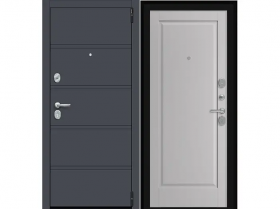 Входная Дверь el’PORTA (Portika) Porta R-3 Nardo Grey 880х2050мм Левое Открывание / Эльпорта Портик 0318-1534.