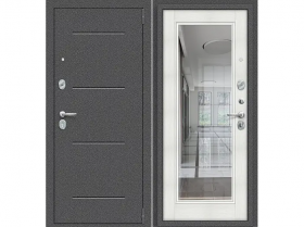 Входная Дверь el’PORTA (Portika) Porta S-2P Серебро 880х2050мм Левое Открывание / Эльпорта Портик 4218-1382.