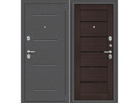 Входная Дверь el’PORTA (Portika) Porta S-2P Серебро 980х2050мм Правое Открывание / Эльпорта Портик 4229-1413.