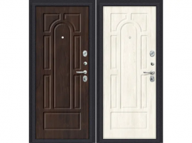 Входная Дверь el’PORTA (Portika) Porta S-3P 55.55 Almon 31/Nordic Oak 2 Замка с Ночной Задвижкой 980х2050мм Правое Открывание / Портика 4329-1469.