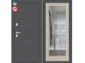 Входная Дверь el’PORTA (Portika) Porta T2 Антик Серебро 980х2050мм Левое Открывание / Эльпорта Портик 1219-0155.