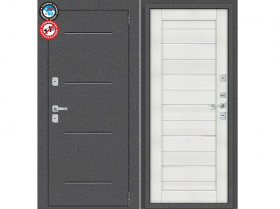 Входная Дверь el’PORTA (Portika) Porta T2 Антик Серебро 980х2050мм Левое Открывание / Эльпорта Портик 1219-0163.