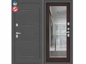 Входная Дверь el’PORTA (Portika) Porta T2 Антик Серебро 980х2050мм Правое Открывание / Эльпорта Портик 1229-0160.