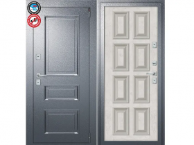 Входная Дверь el’PORTA (Portika) Porta T4 Букле Графит 880х2050мм Правое Открывание / Эльпорта Портик 1428-0338.