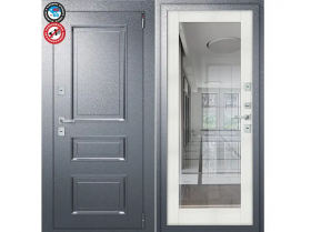 Входная Дверь el’PORTA (Portika) Porta T4 Букле Графит 880х2050мм Правое Открывание / Эльпорта Портик 1428-0350.