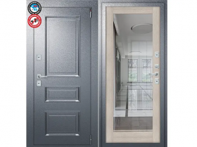 Входная Дверь el’PORTA (Portika) Porta T4 Букле Графит 980х2050мм Правое Открывание / Эльпорта Портик 1429-0364.