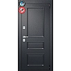 Входная Дверь el’PORTA (Portika) Porta T4 Букле Черный 880х2050мм Правое Открывание / Эльпорта Портик 1428-0382.