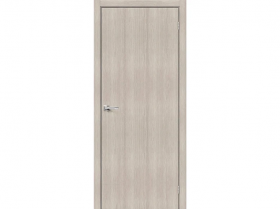 Межкомнатная Дверь Каркасно-Щитовая Браво-0 Cappuccino Melinga 800х2000мм (Полотно+Коробка+5 Наличников) / Портика 153-1190.