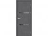 Межкомнатная Дверь Каркасно-Щитовая el’PORTA (Portika) Браво-2.55 Slate Art Остекленная Mirox Grey 800х2000мм (Полотно 1шт.) / Портика 153-1049.