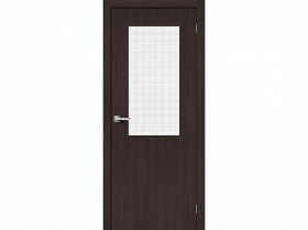 Межкомнатная Дверь Каркасно-Щитовая el’PORTA (Portika) Браво-7 Коричневый 600х2000мм (Полотно 1шт.) / Эльпорта Портик 153-1610.