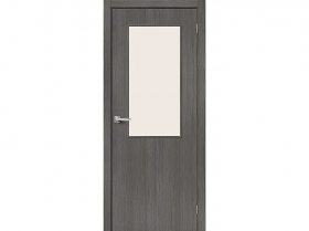 Межкомнатная Дверь Каркасно-Щитовая el’PORTA (Portika) Браво-7 Серый 900х2000мм (Полотно 1шт.) / Эльпорта Портик 153-1568.