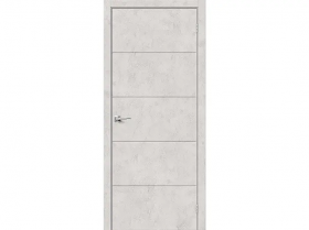 Межкомнатная Дверь Каркасно-Щитовая el’PORTA (Portika) Граффити-1.Д Серый 900х2000мм (Полотно+Коробка+5 Наличников) / Эльпорта Портика 153-1714.
