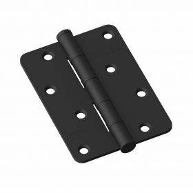 Петля для Межкомнатной Двери Bravo RS-7-4BB 100*70*2,5 SB Матовый Черный, Сталь / Браво.