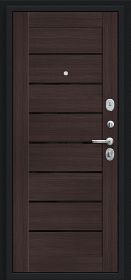 Наличник "Т" Тип-0 2150*70*8 (20*3) Bravo Букле Черное/Wenge Veralinga 1шт.