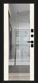 Наличник "Т" Тип-0 2150*70*8 (20*3) M Bravo Total Black/Nordic Oak 1шт.