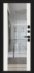 Добор "Т" 2070*150*8 Bravo Black Carbon/Off-white 1шт.