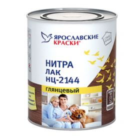 Нитролак Ярославские Краски НЦ-2144 1.7кг Глянцевый по Дереву для Внутренних Работ.