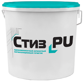 Герметик Полиуретановый 2-х комп Стиз PU 6.6кг Пароизоляционный / Сази.