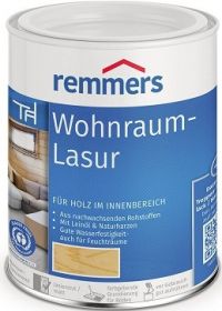 Лазурь для Дерева Remmers Wohnraum-Lasur 20л Бесцветный, Восковая для Внутренних Работ.