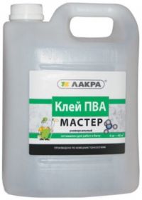 Клей ПВА Мастер Универсальный 10кг Бесцветный Лакра.