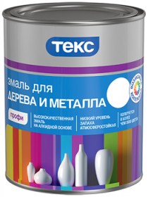 Эмаль для Дерева и Металла Текс Профи 2.7л для Внутренних и Наружных Работ.