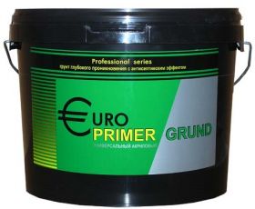 Грунт Акриловый Germes Europrimer 5л для Глубокого Проникновения с Антисептическим Эффектом / Гермес.