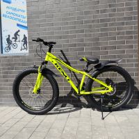 Велосипед 26" х 3.0" алюминиевый спицы полуфэт kenli WH