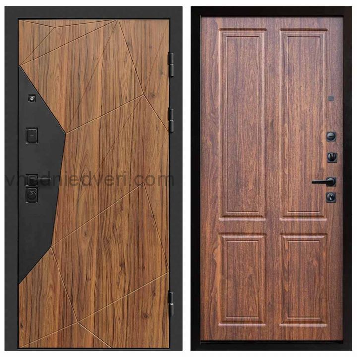 Входная дверь Termo-door Авангард Дуб каньон - Орех стандарт