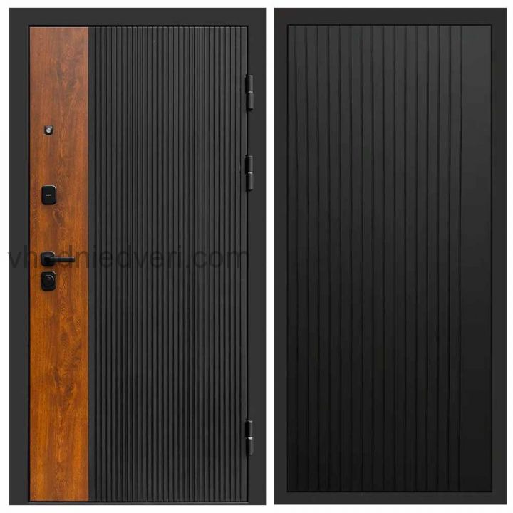 Входная дверь Termo-door Престиж - FLAT Черный кварц